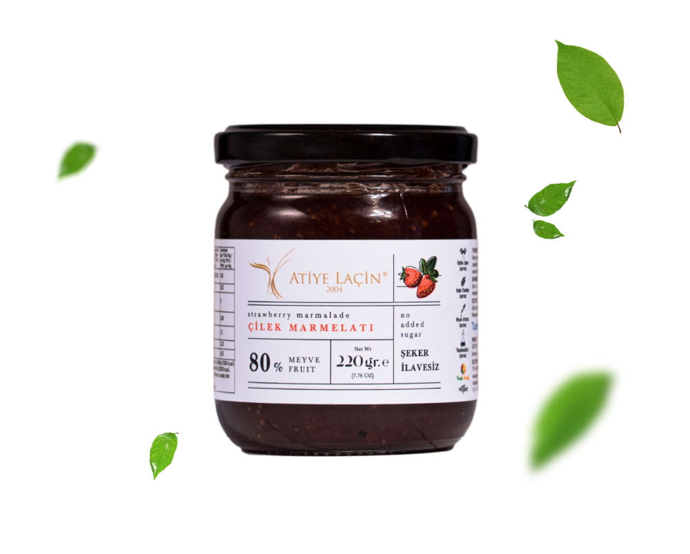 Çilek Marmelatı 220 gr Şekersiz